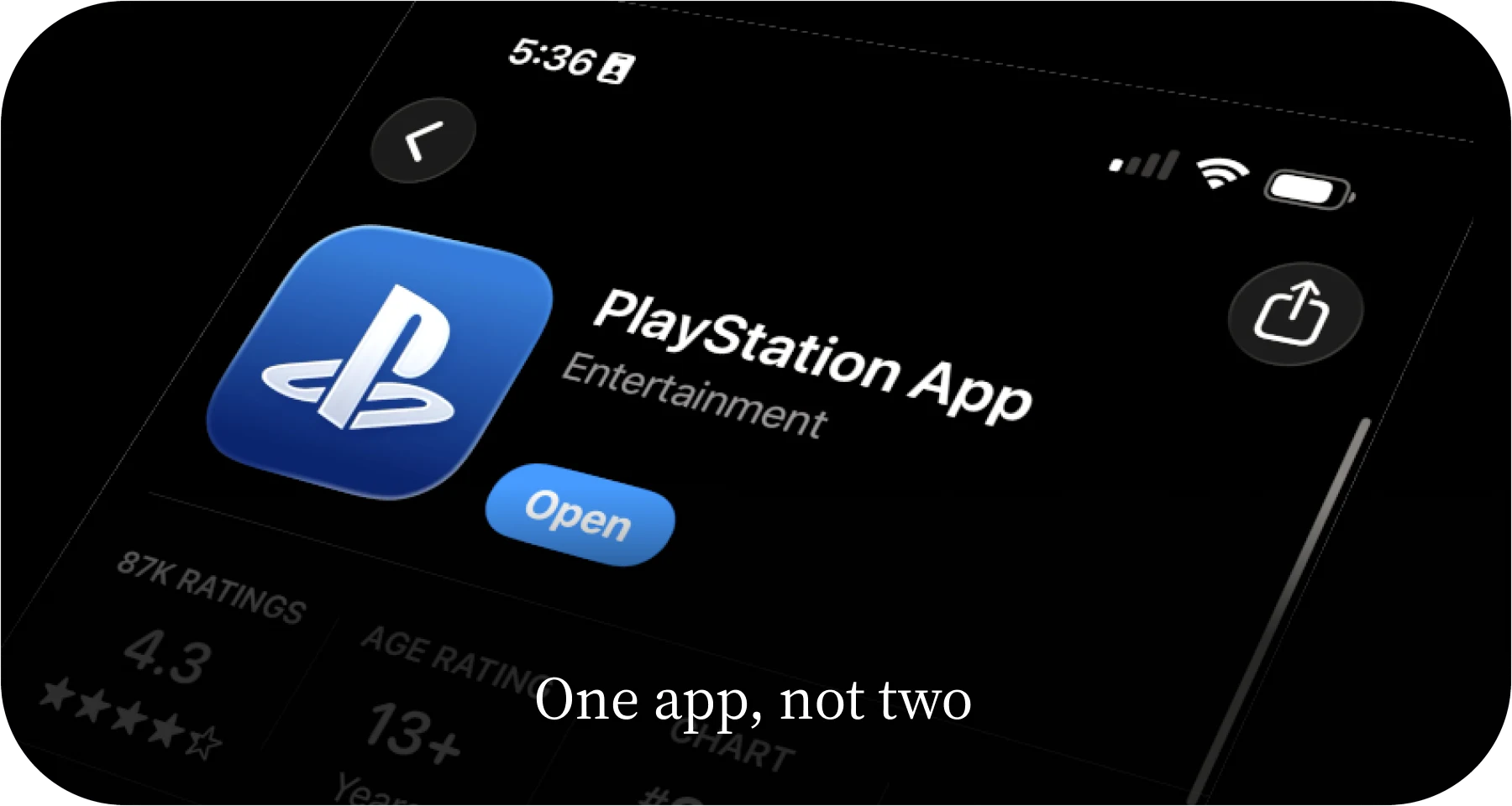 One app, not two: the PlayStation App on the App Store